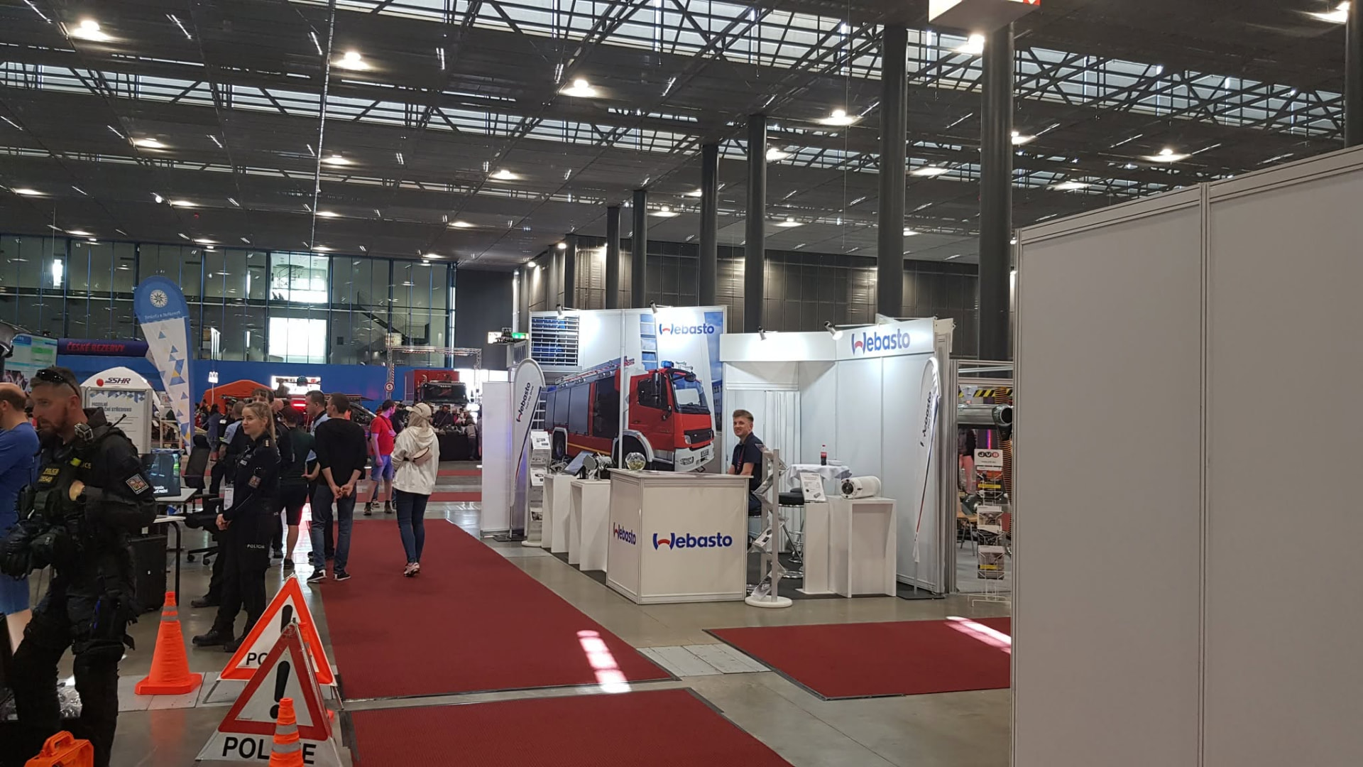 Foundation partners at a regional industry fair